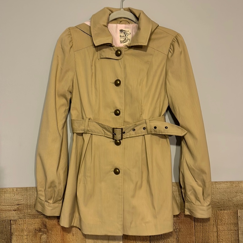 Tulle Trench Coat
